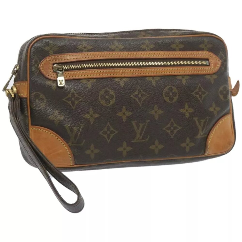 LOUIS VUITTON Monogram Marly Dragonne GM Clutch Bag - Picture 6 of 7